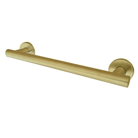 Kingston Brass GBS1416CS7 16-Inch x 1-1/4 Inch O.D Grab Bar, Brushed Brass GBS1416CS7
